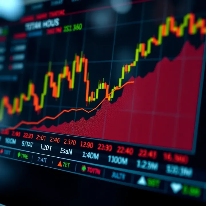 Graph showing market volatility during different trading hours
