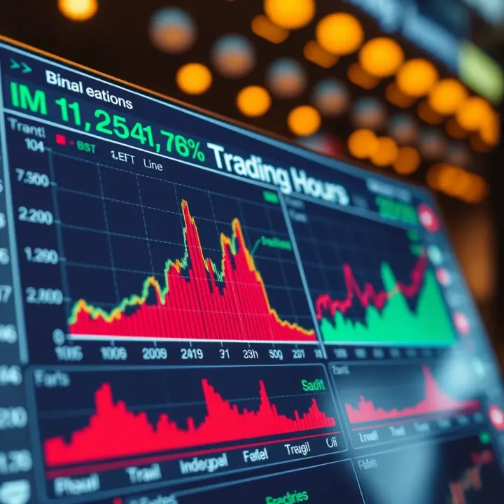 Graph showing peak trading periods and market volatility in Brazilian binary options markets