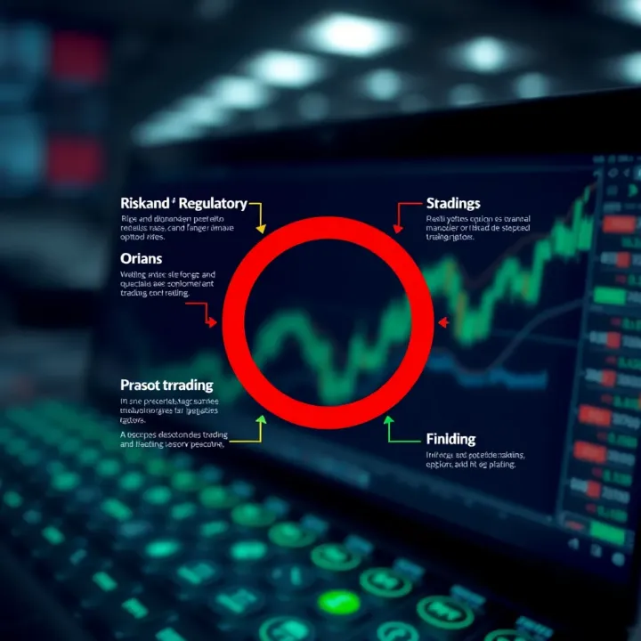 Risks and Regulatory Factors in Binary Options Trading Diagram illustrating risks and regulatory factors involved in binary options trading