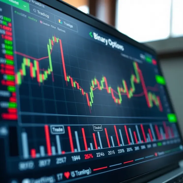 Chart showing risks and strategies for managing binary options investments