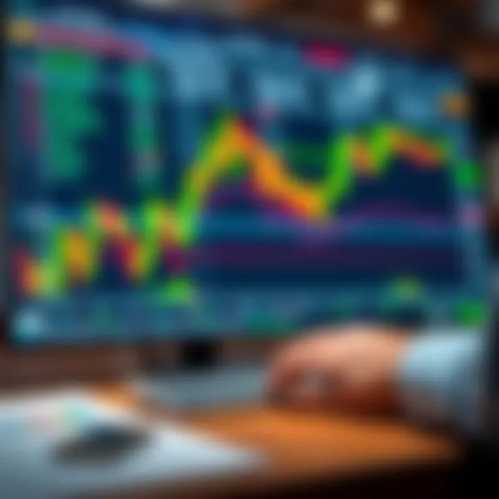 Visual representation of advanced trading strategies and risk management tools