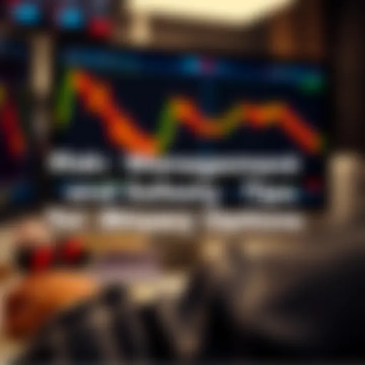 Visual representation of risk management and safety tips for binary options trading