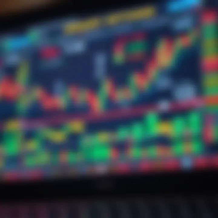 Illustration of fundamental binary options trading concepts with charts and symbols