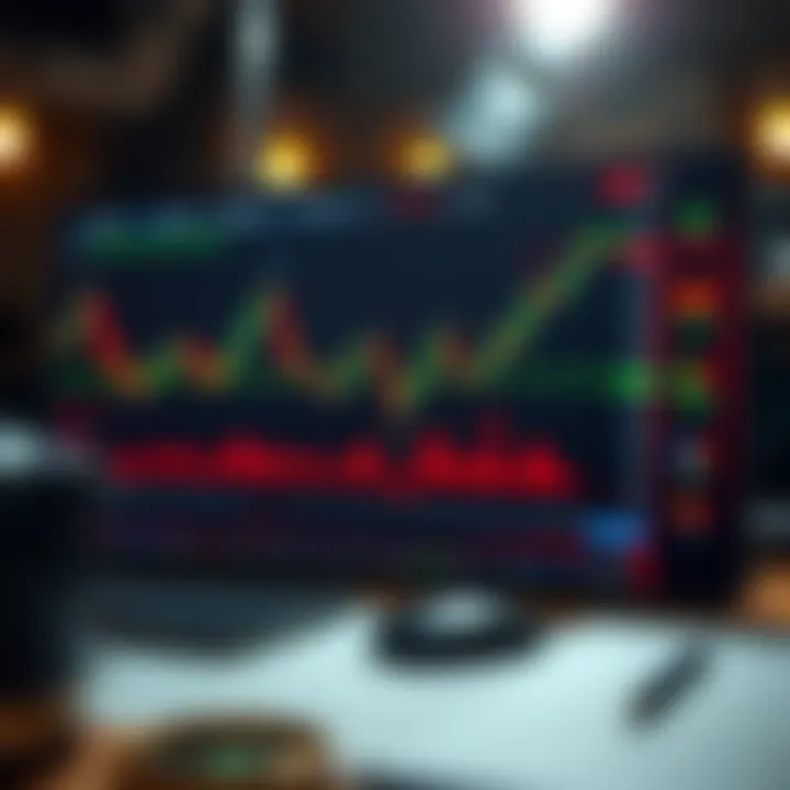 Chart depicting common trading strategies and risk management tips for binary options