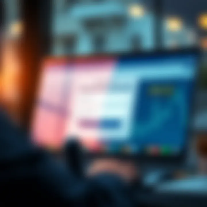 Visual guide illustrating the registration process to open a Clear demo account for financial market practice