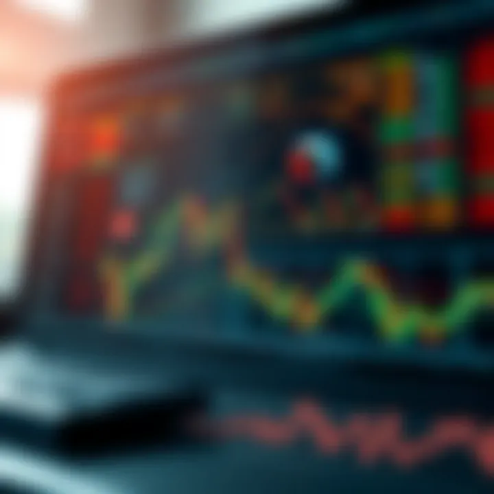Integration of Indicators to Enhance Binary Options Strategy Conceptual illustration of various financial indicators combining to support decision making in binary options