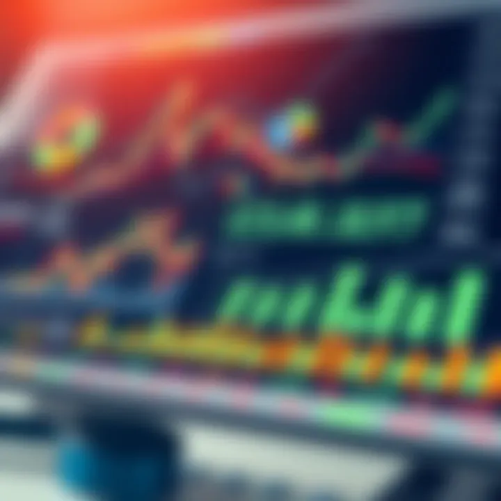 Detailed market data charts and graphs illustrating trends and consumer behavior