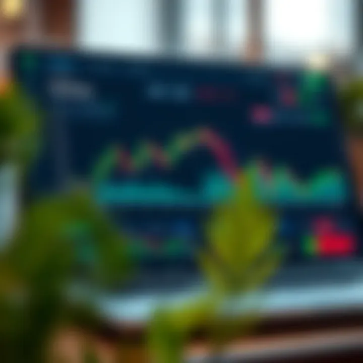 Dashboard view of a trading platform showing a cleared demo account with zero active trades