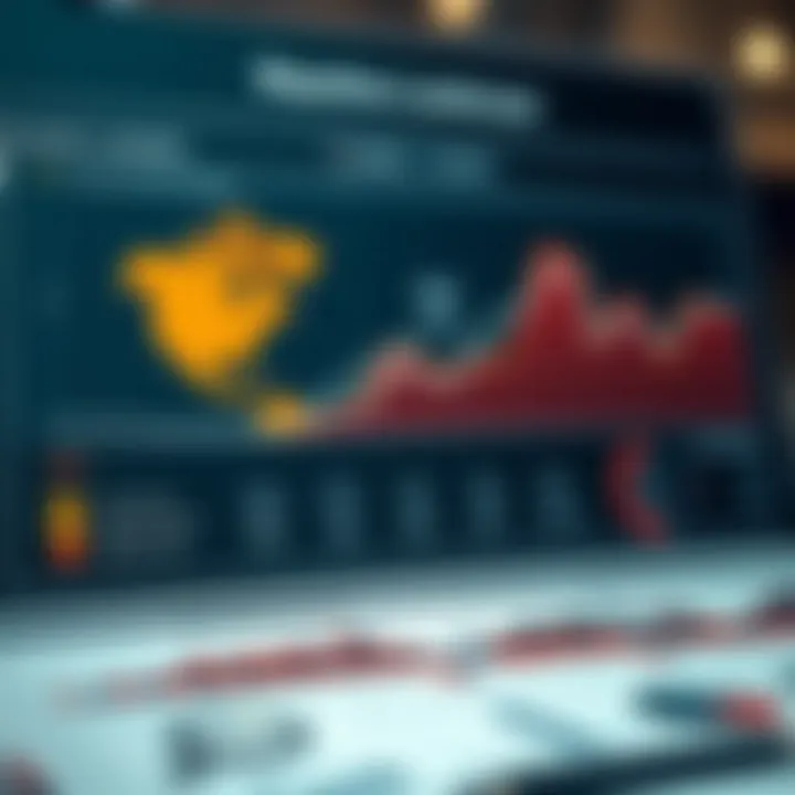 Competitive landscape chart showing key players and market positioning