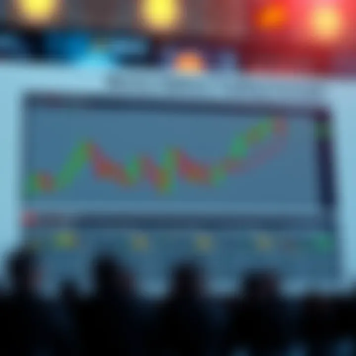 Diagram showing basic binary options trading concepts with charts and indicators