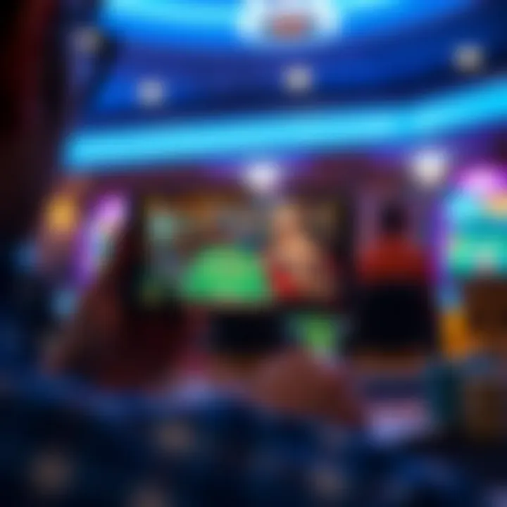 Practicing Casino Games with Demo Account on Mobile Device Player using a mobile device to explore demo casino games for practice and strategy development