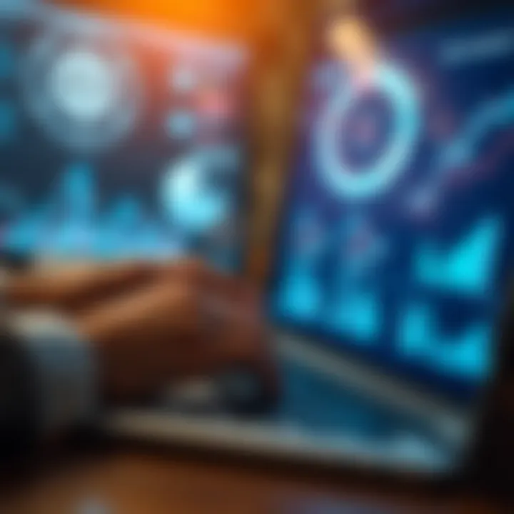 Visualization of risk management applications improving decision making and minimizing losses