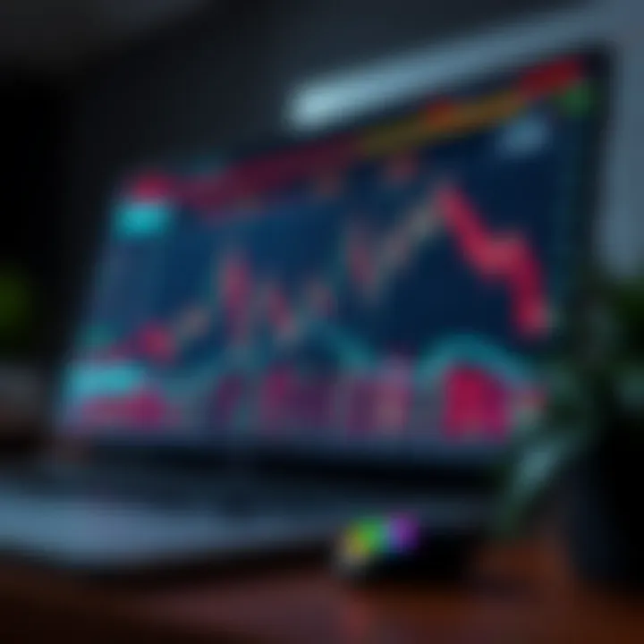 Chart displaying key strategies and risk management techniques for day trading in financial indices