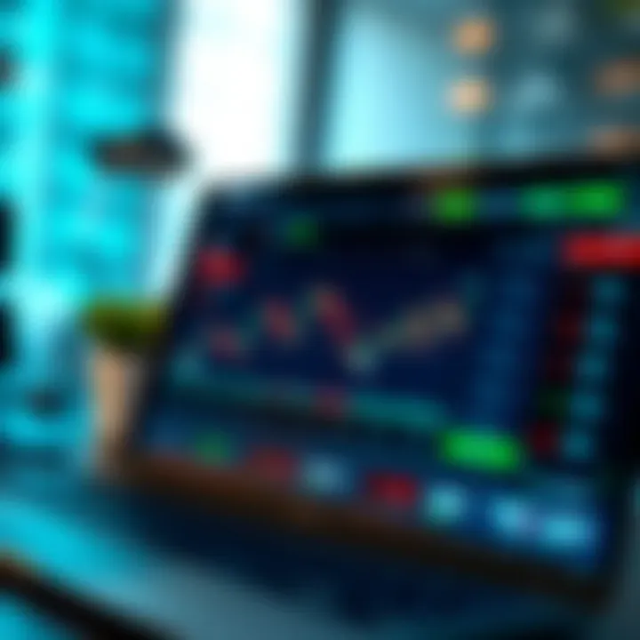 Trading platform interface displaying demo account analytics