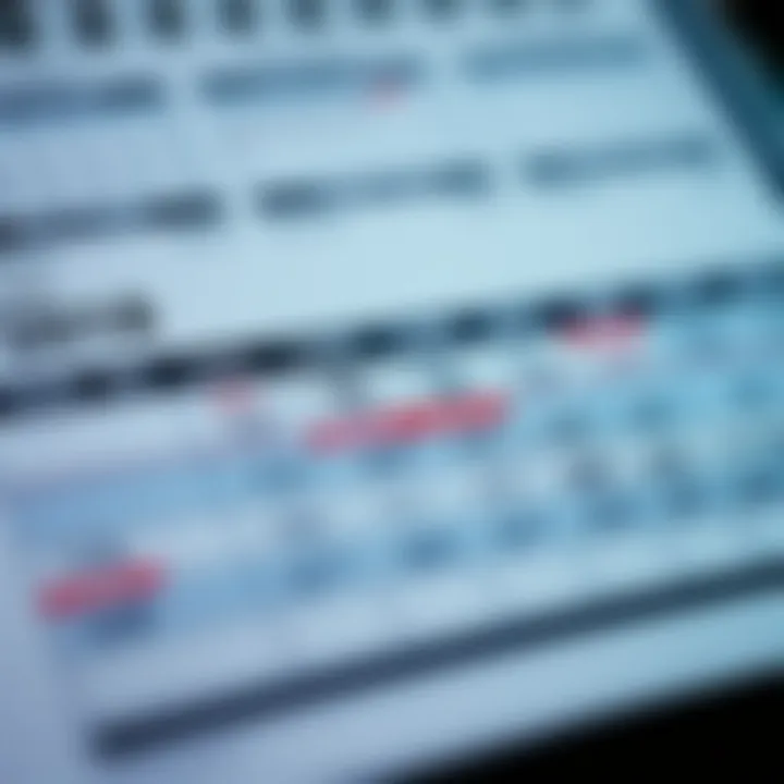 Economic calendar highlighting key financial events relevant to Brazilian investors