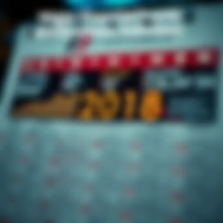 Calendar highlighting key financial events and economic indicators throughout the year