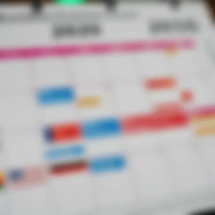 Monetary Policy Announcements and Economic Events Schedule Calendar layout highlighting major monetary policy announcements and economic events