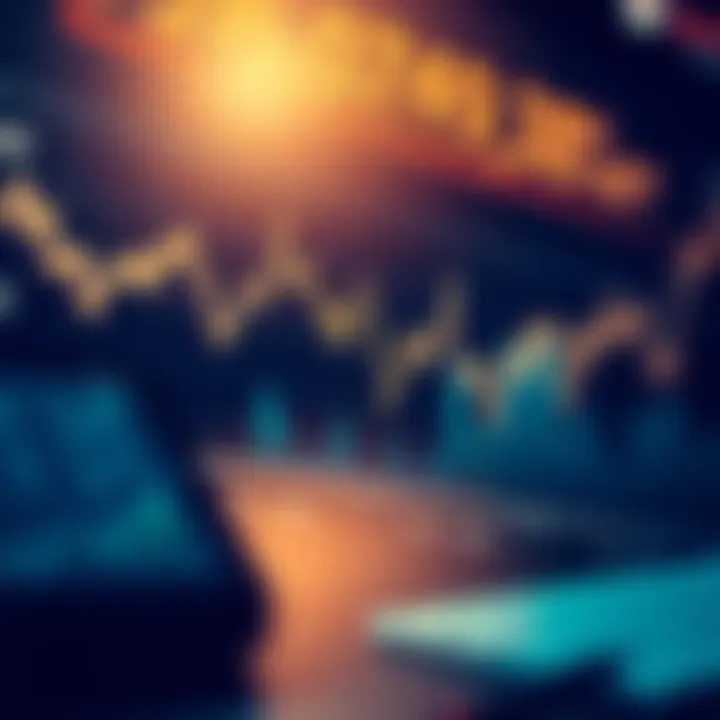 Graphical representation of economic indicators influencing market decisions