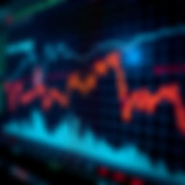 Currency Exchange Rate Trends in Forex Trading Graph illustrating currency exchange rate fluctuations in the Forex market