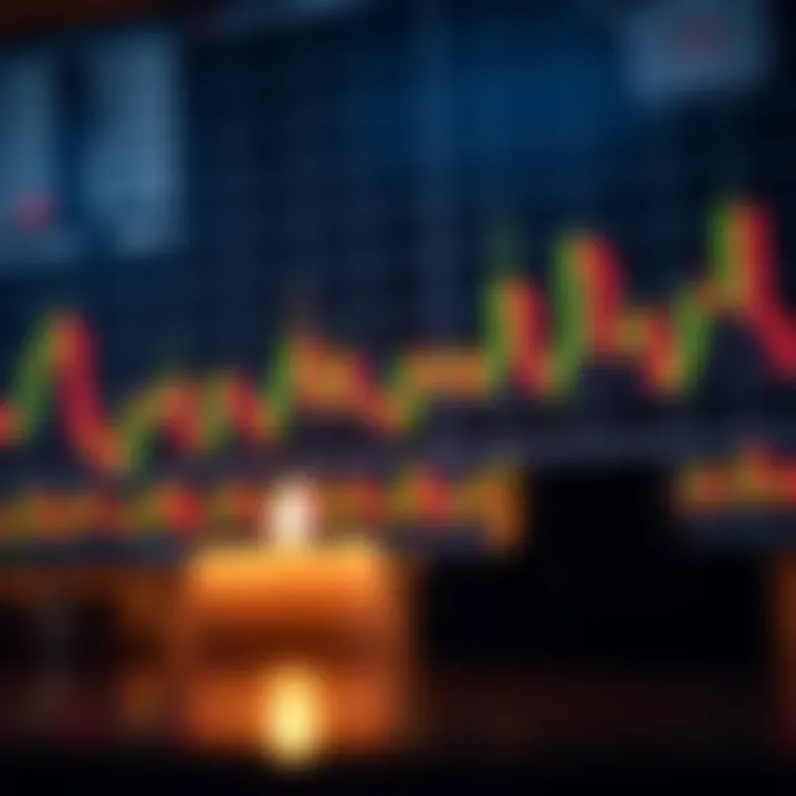 Candlestick Patterns with Free PDF Study Guide Visual representation of candlestick patterns alongside a downloadable PDF for technical analysis study