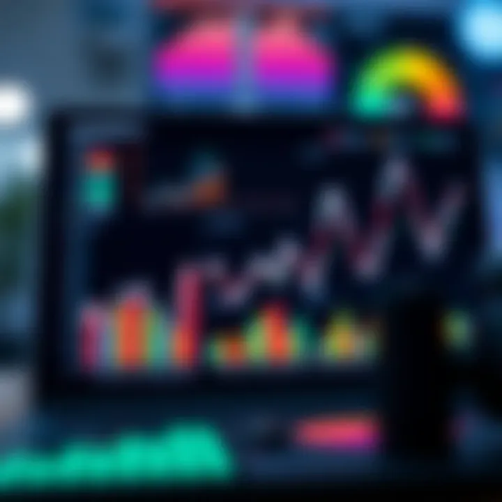 Graph illustrating market trends and customer demographics for business planning