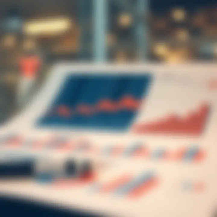 Graphical representation of market analysis showing competitive landscape and consumer trends