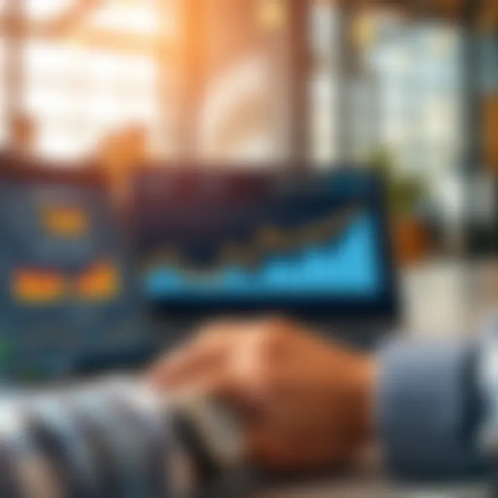 Visual representation of market competitive landscape with graphs and analysis tools