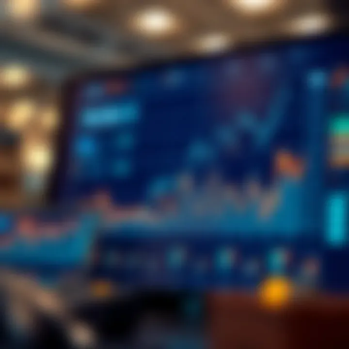 Graph displaying market trends and consumer behavior analysis