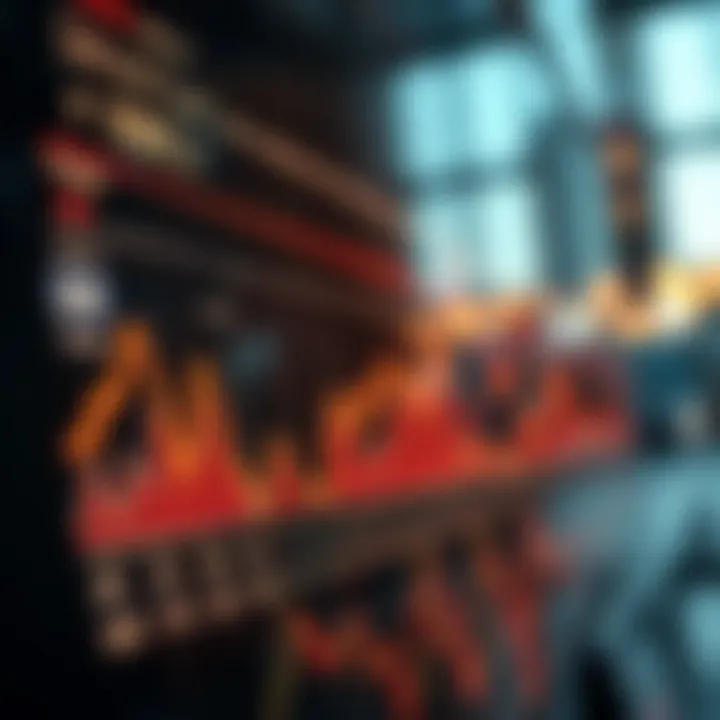 Graph showing market trends influenced by economic event timing