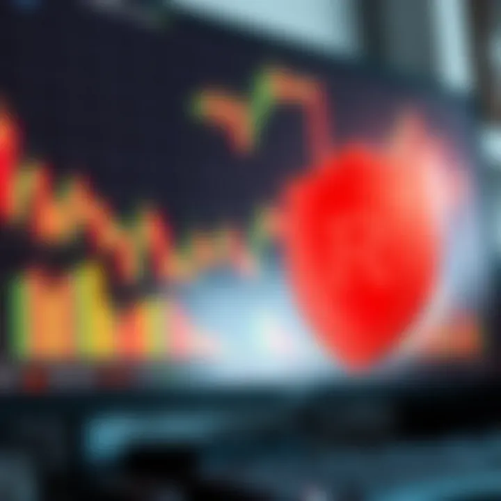 Illustration showing a shield symbol representing regulation beside a computer screen with financial charts