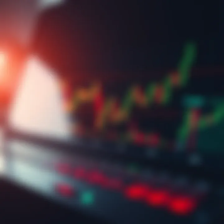 Graph illustrating risk control and key financial indicators in binary options trading