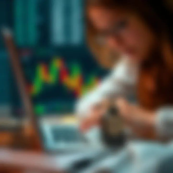 Visual representation of risk management strategies in binary options