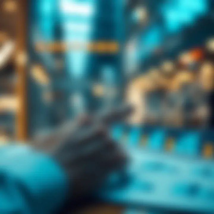 Illustration showing strategic planning with market trends and opportunity identification