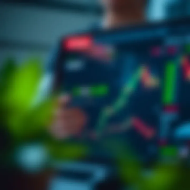 User-friendly interface showcasing a day trading dashboard with support options