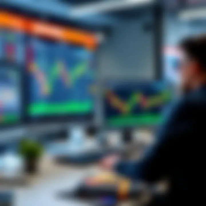 Virtual Trading Environment for Risk-Free Financial Practice Illustration of virtual trading environment highlighting risk-free practice features