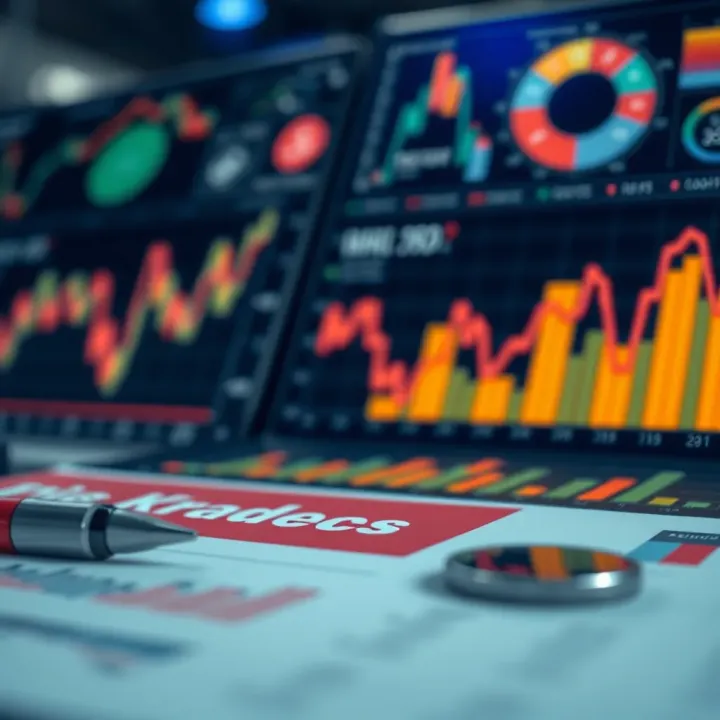 Business strategy planning with data charts and market trend insights