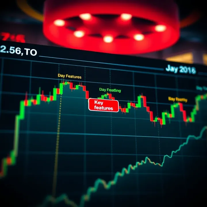 Comparison of Day Trading Broker Platforms Graph showing the comparison of day trading platforms with key features highlighted