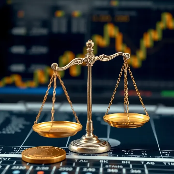 Illustration of legal scales symbolizing regulation of binary options in Brazil