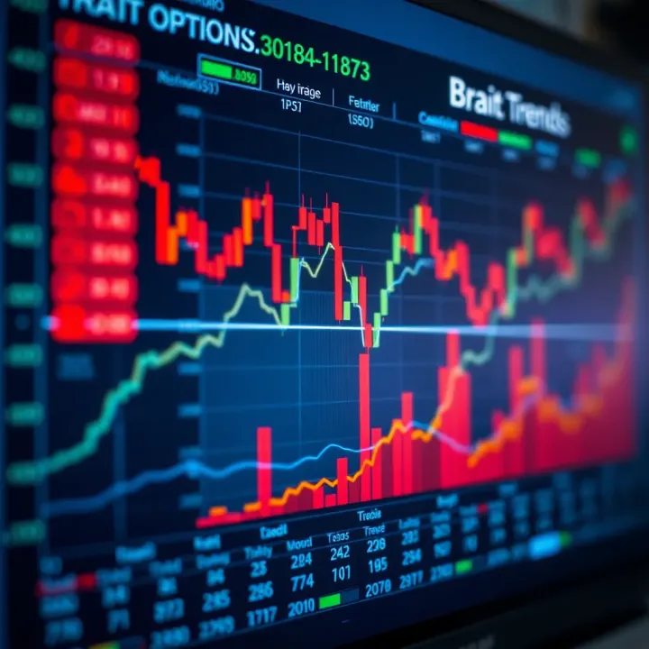Trading Trends in Brazilian Binary Options Platforms Graph displaying binary options trading trends in Brazil