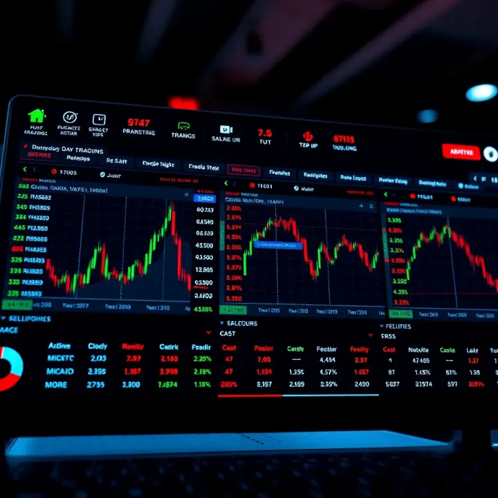 Cost and Security Overview of Popular Day Trading Platforms Dashboard interface highlighting cost comparison and security settings of trading platforms