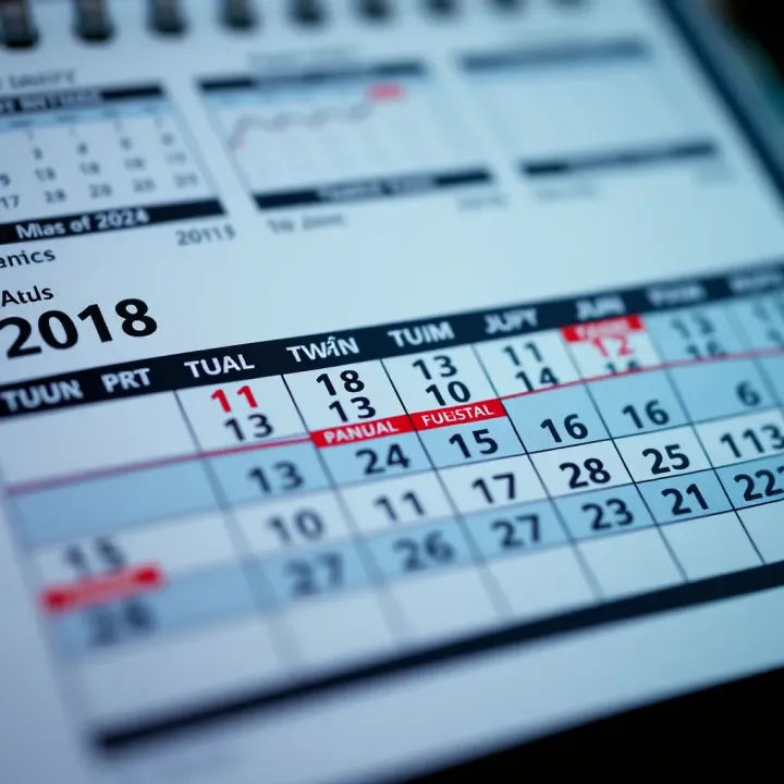 Economic calendar highlighting key financial events relevant to Brazilian investors