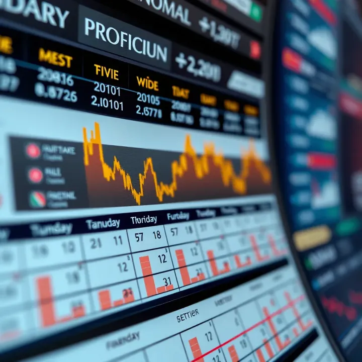 Economic Calendar Highlighting Crucial Financial Events and Indicators Economic calendar displaying key financial events and indicators for strategic investment decisions