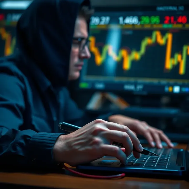 Illustration of financial risk management and strategy planning in investment