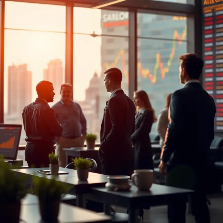 Key Participants in the Forex Market Visual representation of Forex market participants including banks, brokers, and individual traders
