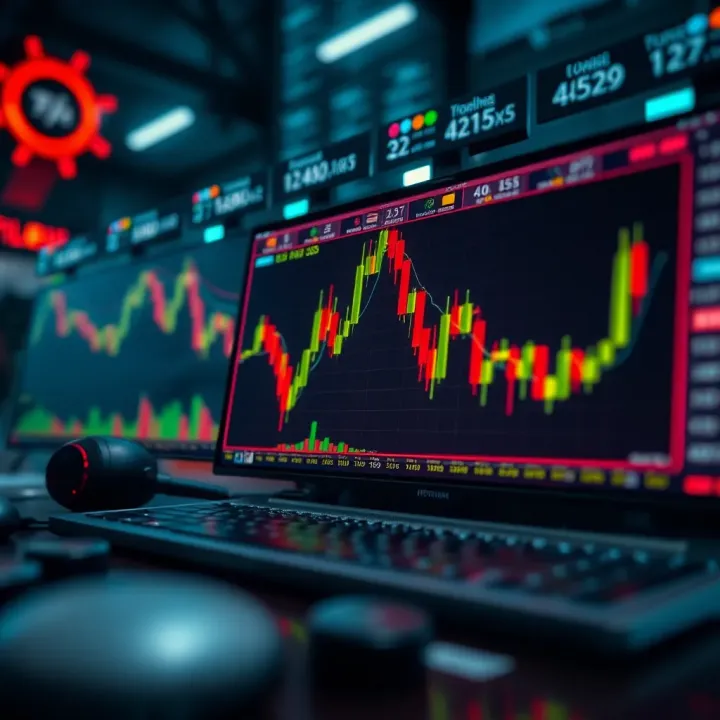 Illustration of key tools and techniques for analyzing price action in a Forex trading setup