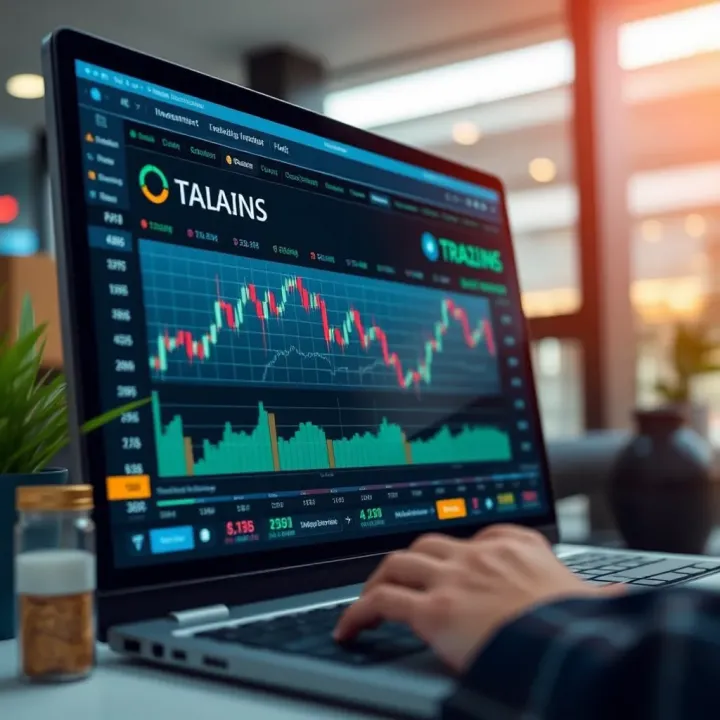 Exploring Investment Strategies on a Free Demo Account Platform User interface of a trading application illustrating virtual investment options
