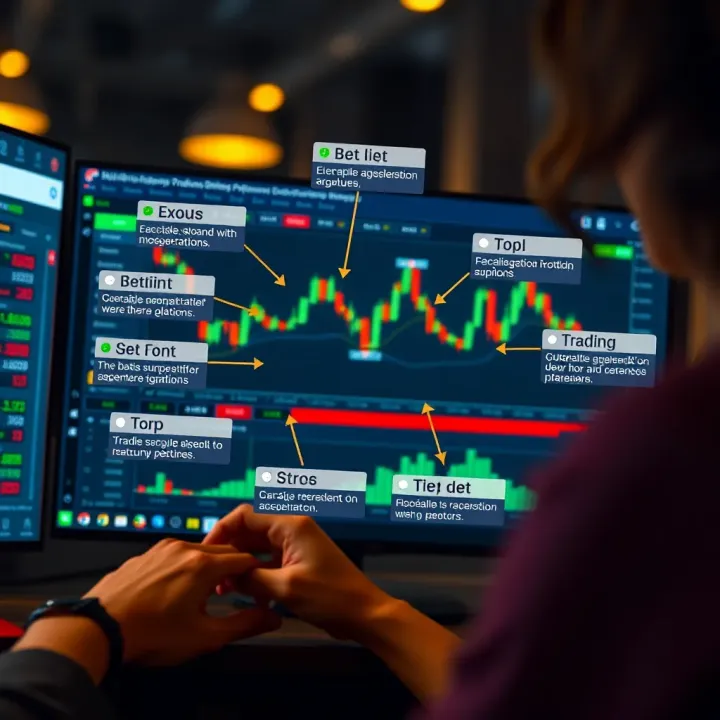 Illustration of trading platform interface highlighting essential features and tools