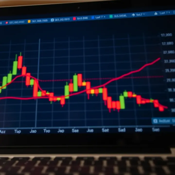 Short-Term Market Trends in Binary Options Graph illustrating short-term binary options market trends with candlestick patterns