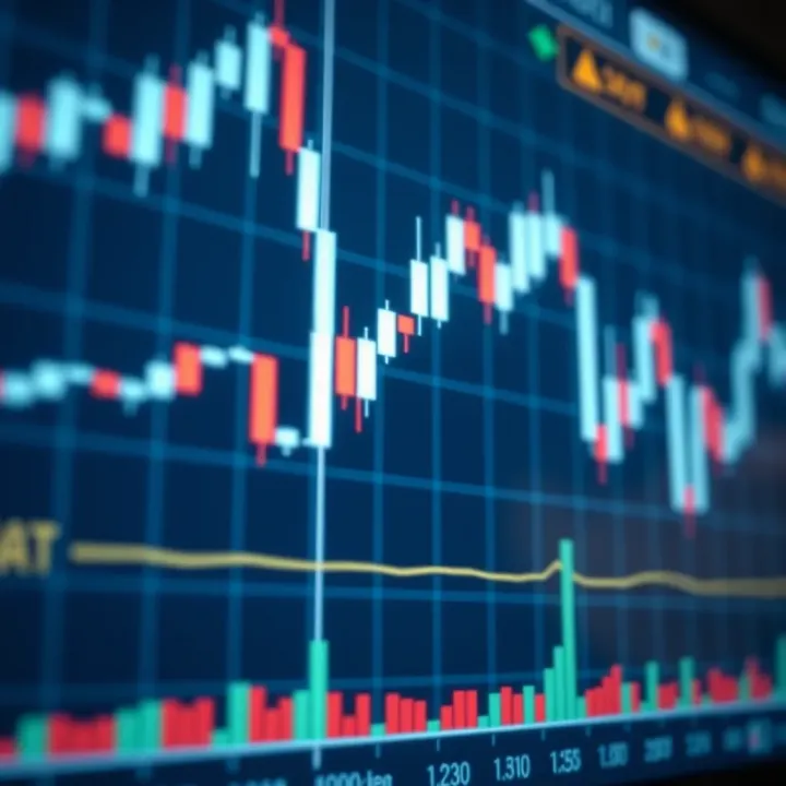 Illustration of a bullish engulfing candlestick pattern indicating price reversal in a trading chart