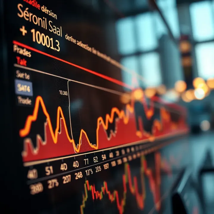 Graph showing market trends influenced by economic event timing